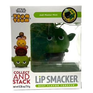 Star Wars YODA "Tsum Tsum" Lip Smacker - Jedi Master Mint Flavor Lip Balm Stack